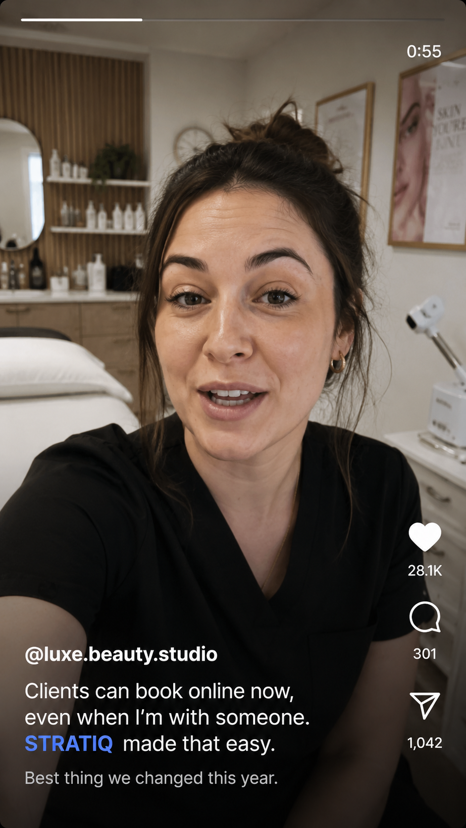 @luxe.beauty.studio Reel review